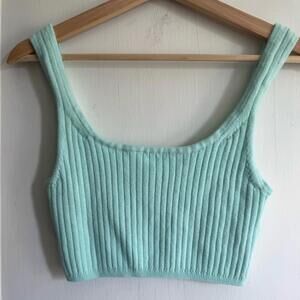 Aritzia Wilfred Manila Merino Wool Scoop Neck Tank Top